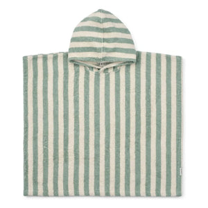 Liewood - Poncho de baño Koi | Menta/crema
