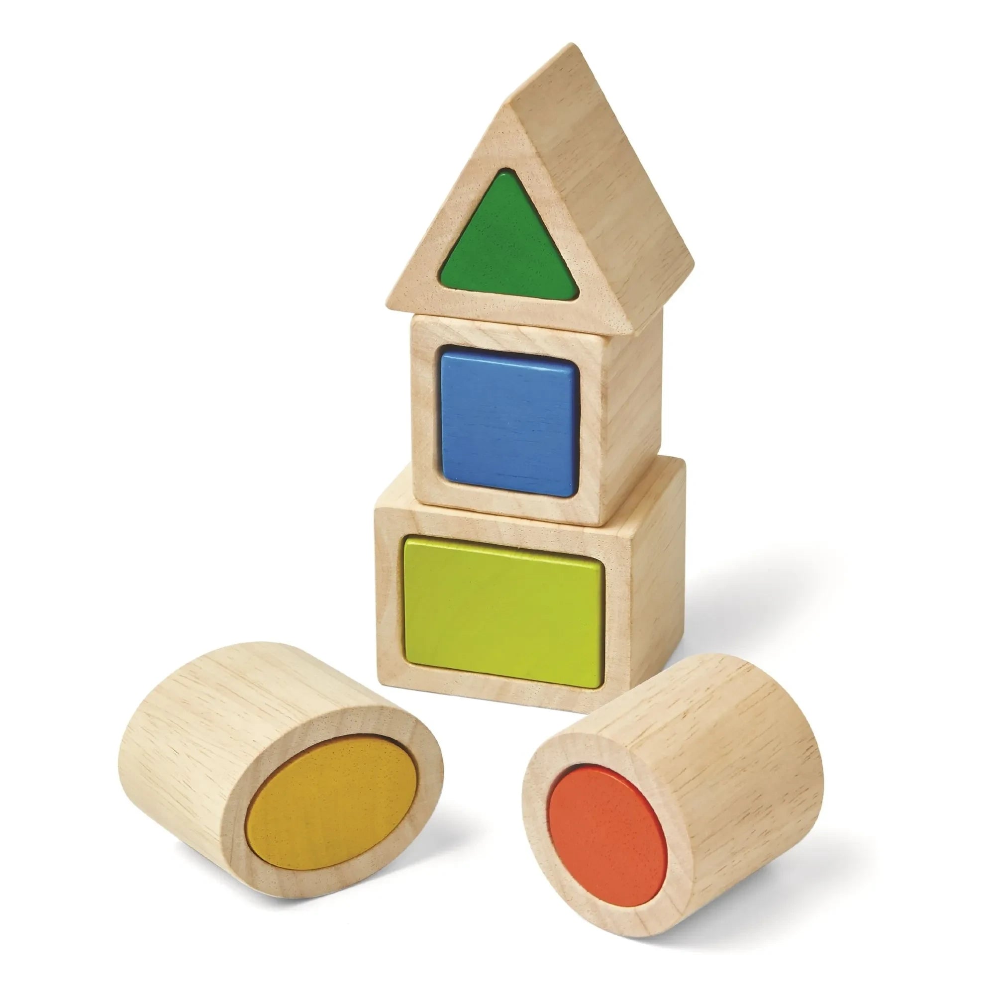 Plan Toys - Formas geométricas encajables