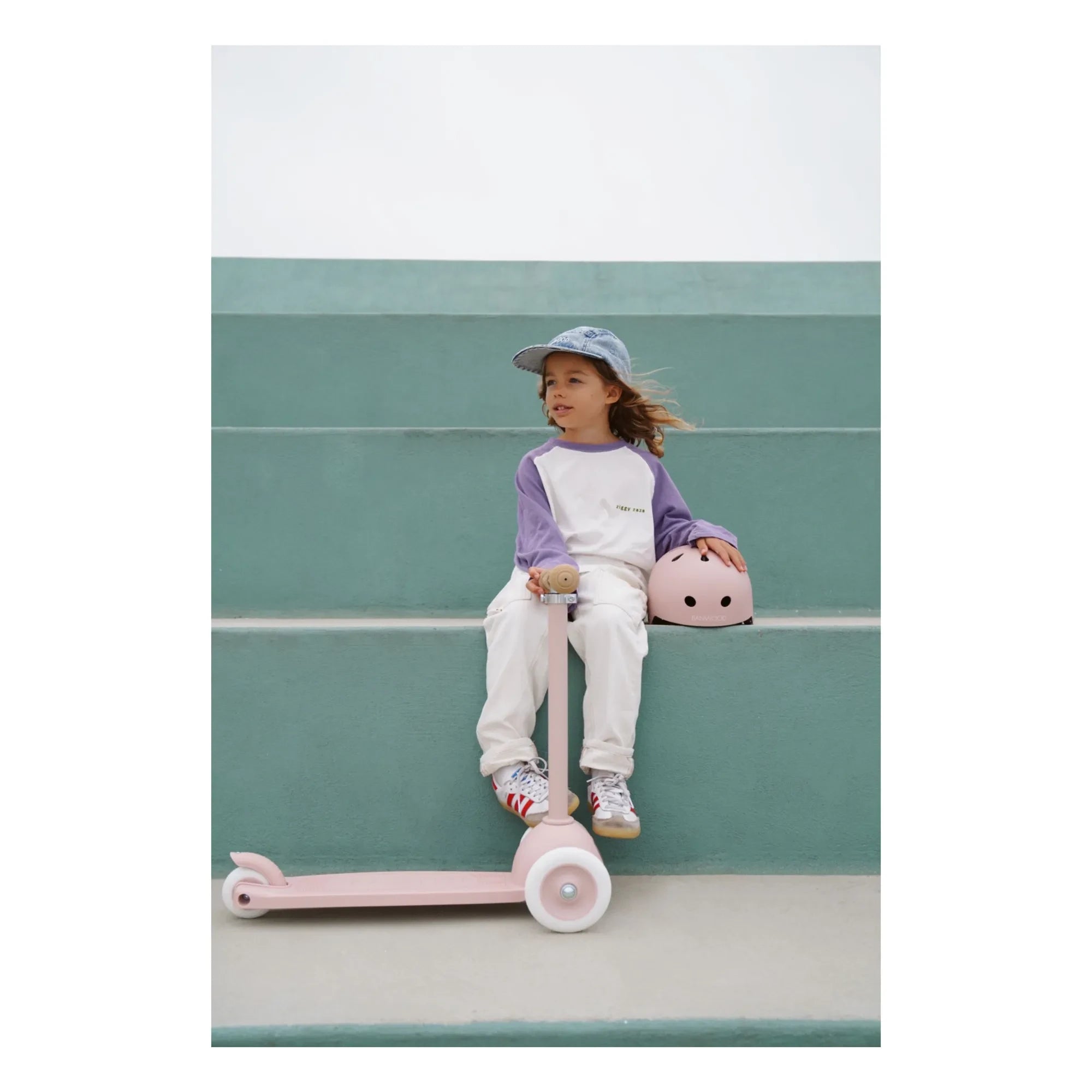 Banwood - Patinete ecológico | Rosa