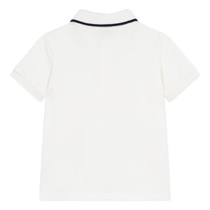 Petit Bateau - Polo de algodón orgánico | Blanco