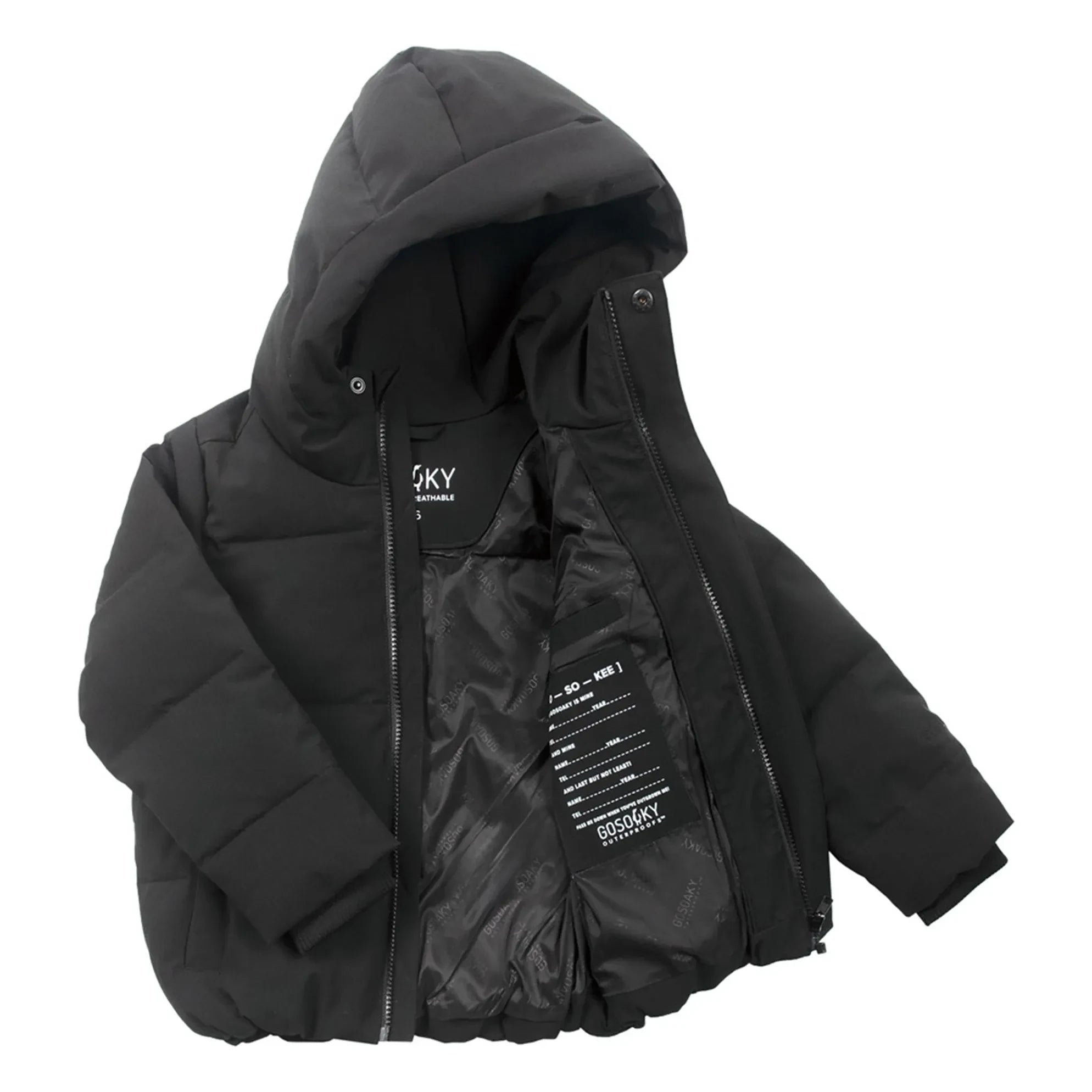 Gosoaky - Chubasquero Dragon Eye | Negro