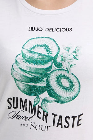 Camiseta de algodón para mujer Liu Jo