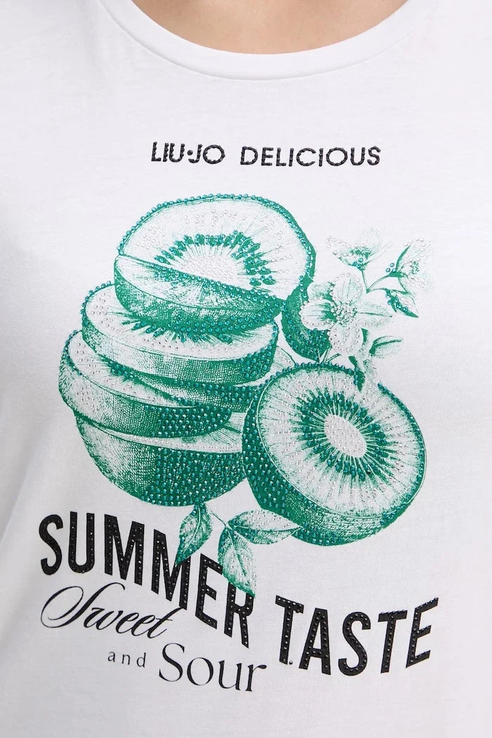 Camiseta de algodón para mujer Liu Jo