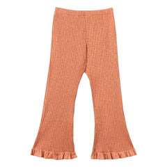 Mipounet - Pantalón de pana de algodón orgánico Zoé | Naranja
