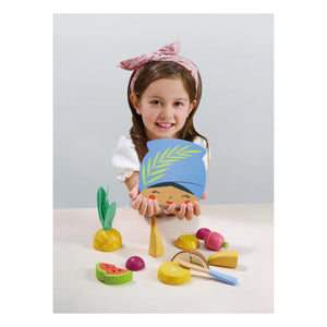 Tender Leaf Toys - Tabla para cortar fruta tropical