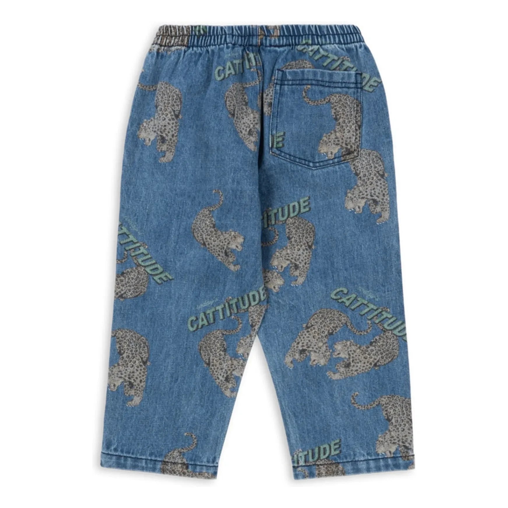 Konges Sløjd - Jeans Cheetahs Magot de Algodón Orgánico | Azul