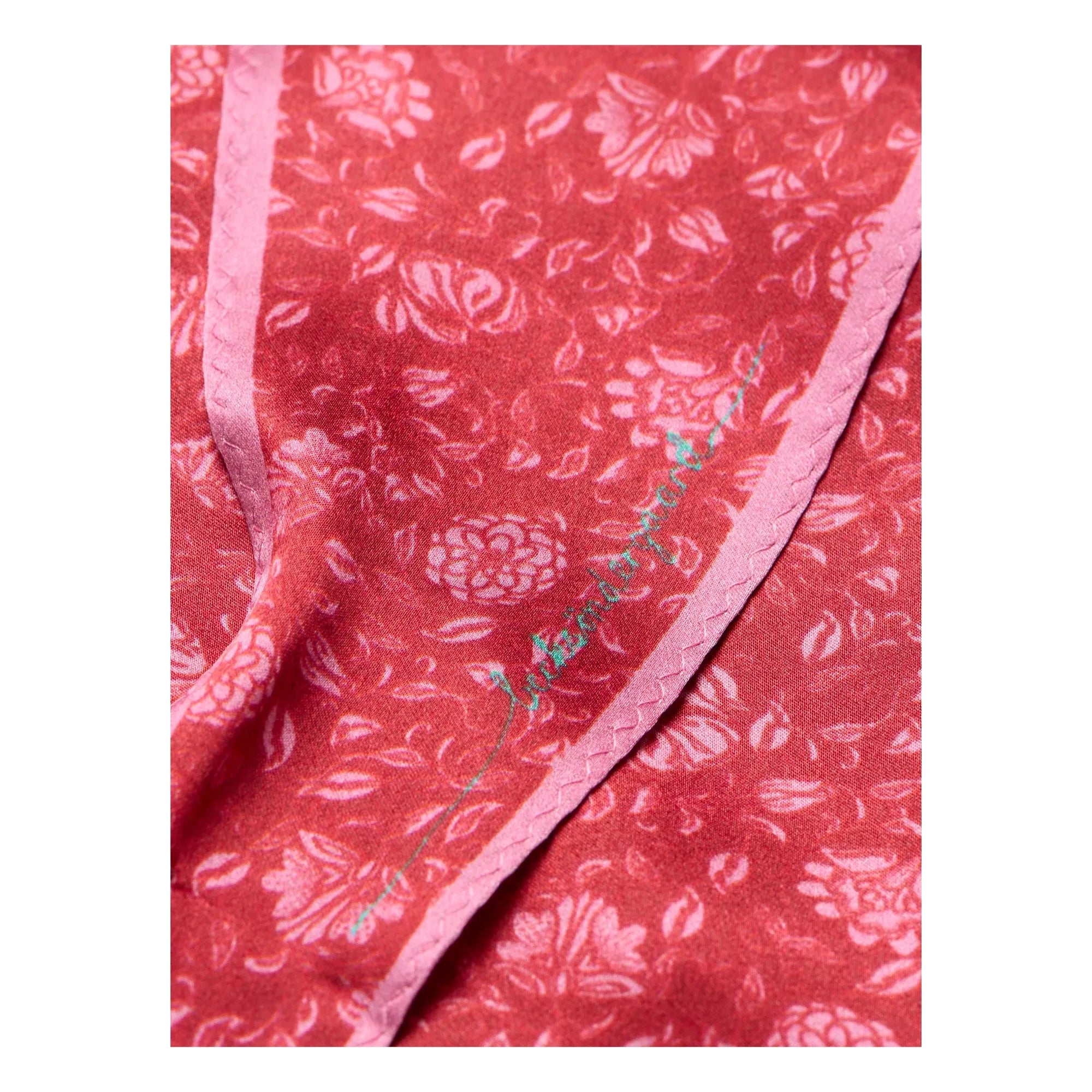 Becksöndergaard - Pañuelo de seda Asflora Diamond | Rojo