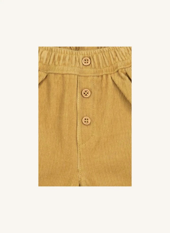 Bonton - Popeye Kadife Pantolon | Sarı