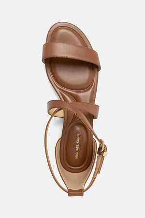 Sandalia plana de cuero Alexa Flex de MICHAEL Michael Kors para mujer