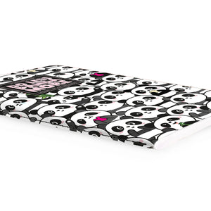 Legami - B5 Çizgili Sert Kapaklı Resimli Defter - Panda