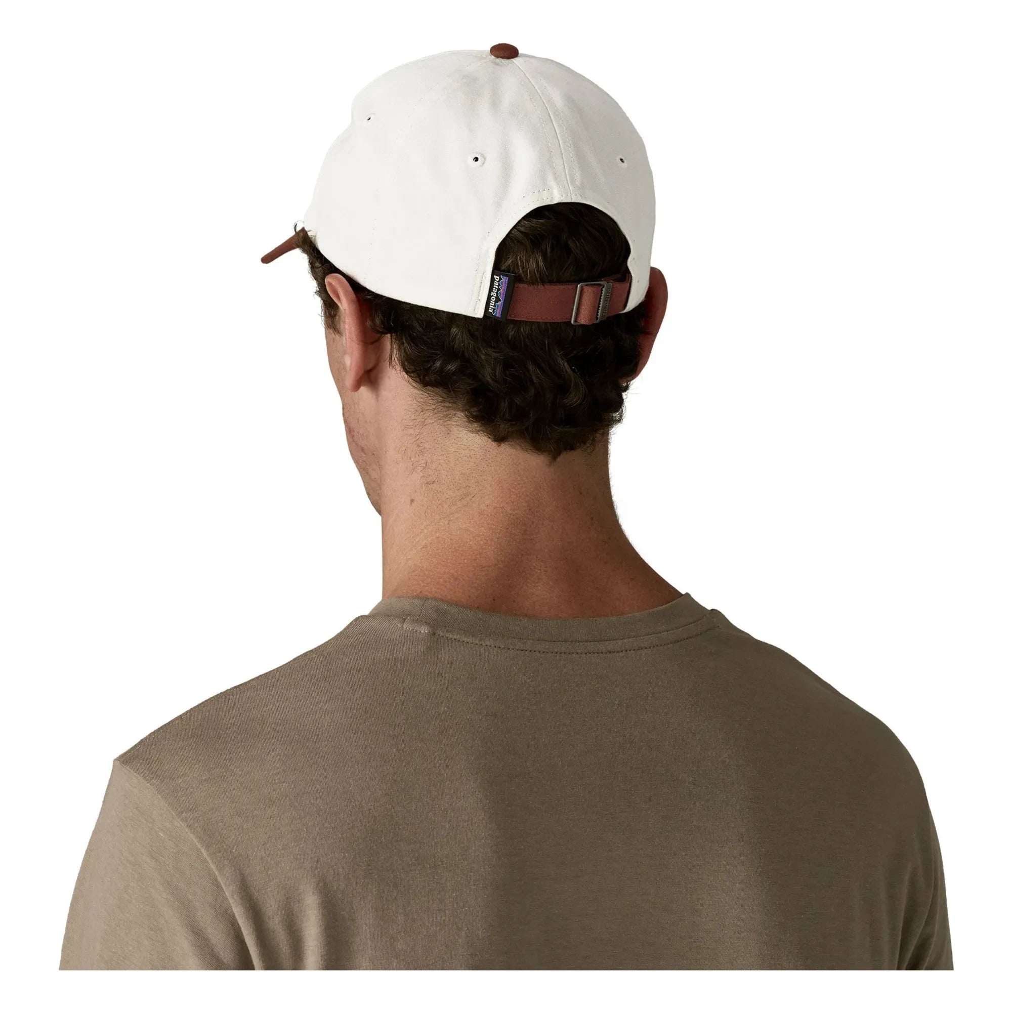 Patagonia - Gorra de algodón orgánico con diseño de Fitz Roy Icon | Beige