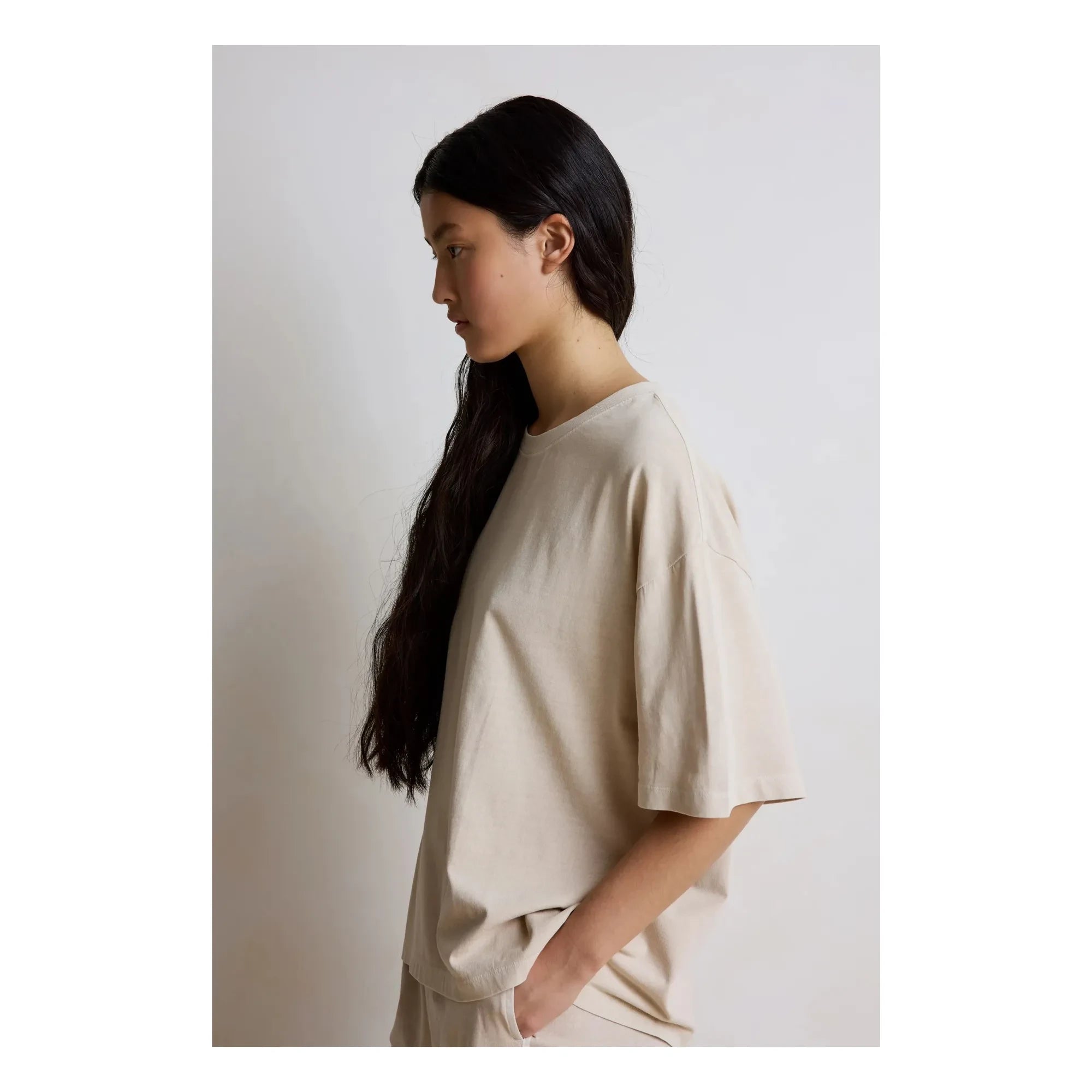 Hod - Camiseta de Algodón Ámbar | Crema