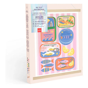 La Petite Épicerie - Kit de diamond painting - Latas de sardinas