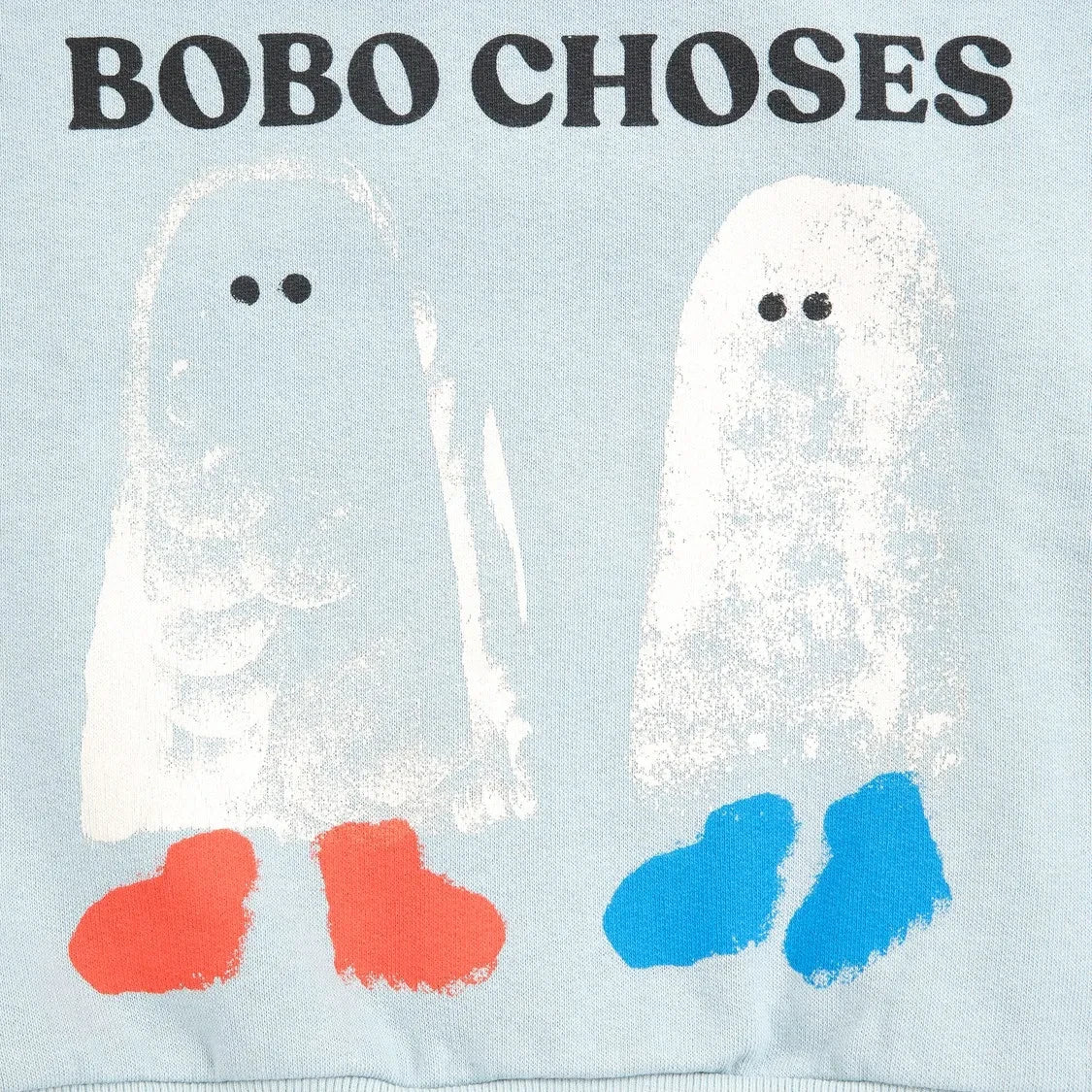 Bobo Choses - Sweat Ghosts Bobo Choses Algodón Orgánico Bebé | Azul Claro