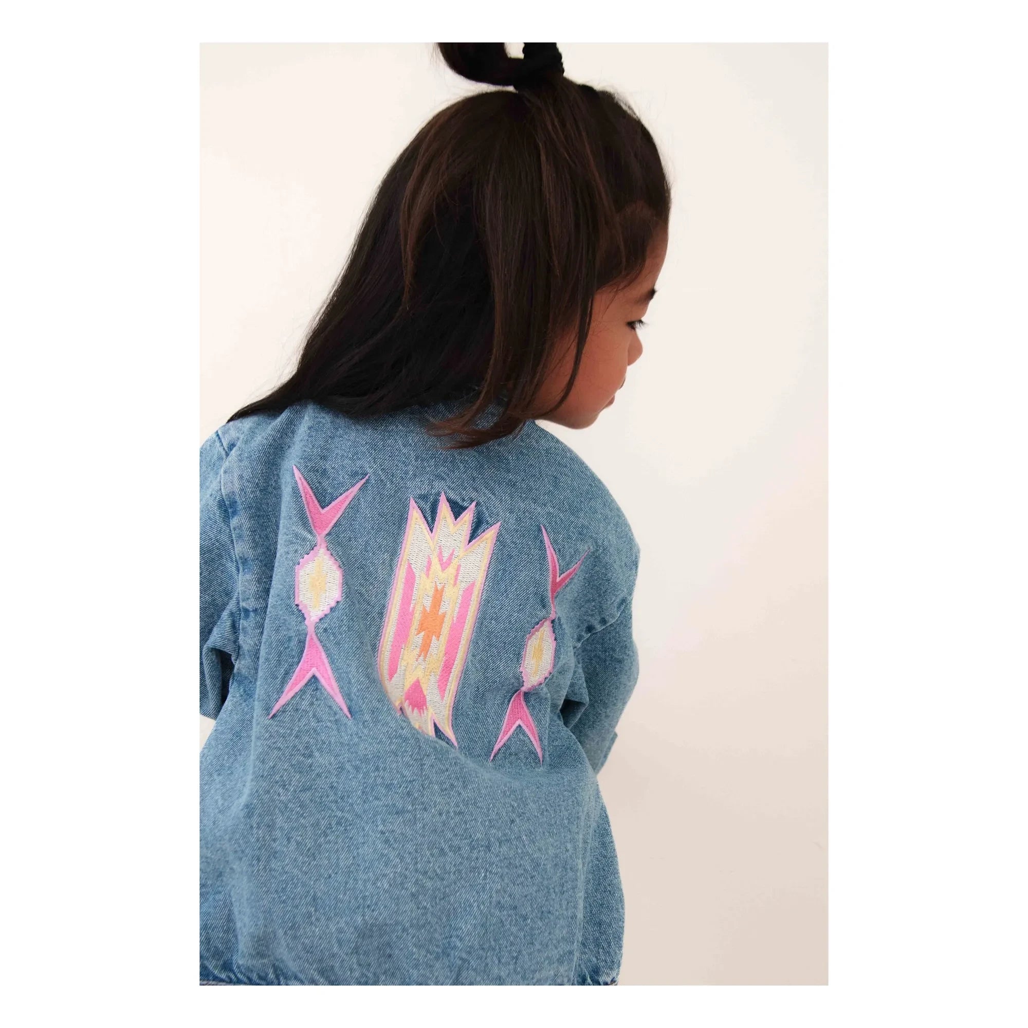 Jenest - Chaqueta vaquera de algodón orgánico Bobbi | Azul