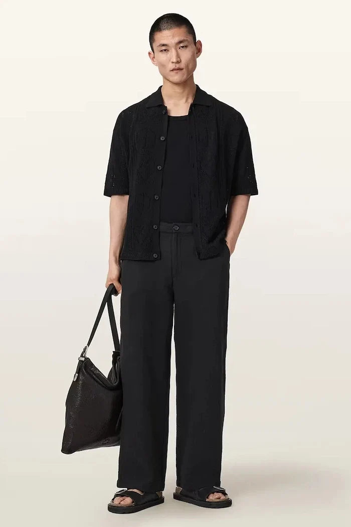 AllSaints pantalón de algodón para hombre TAIKO