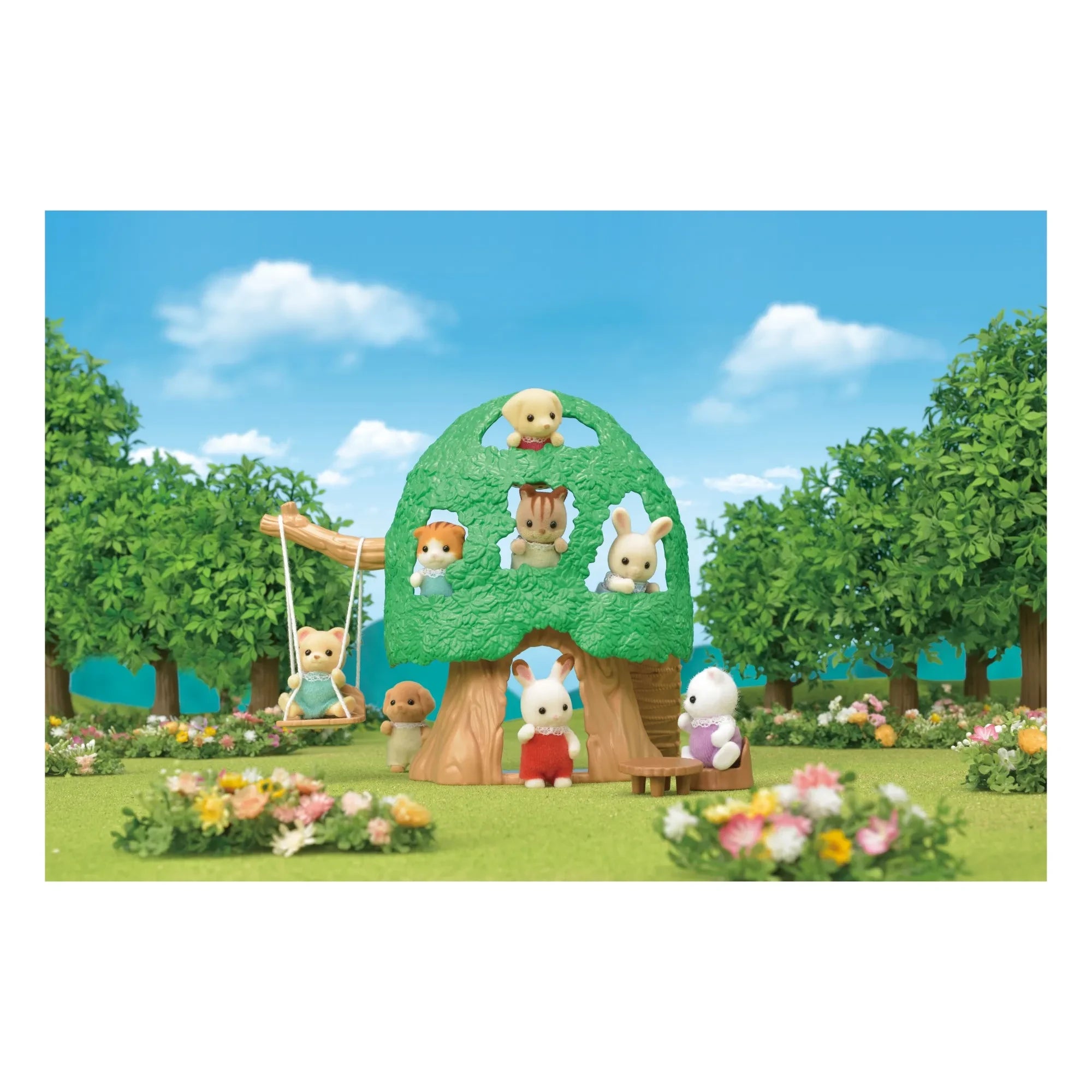 Sylvanian Families - Casita de Bebés y Muñeca Ardilla Bebé