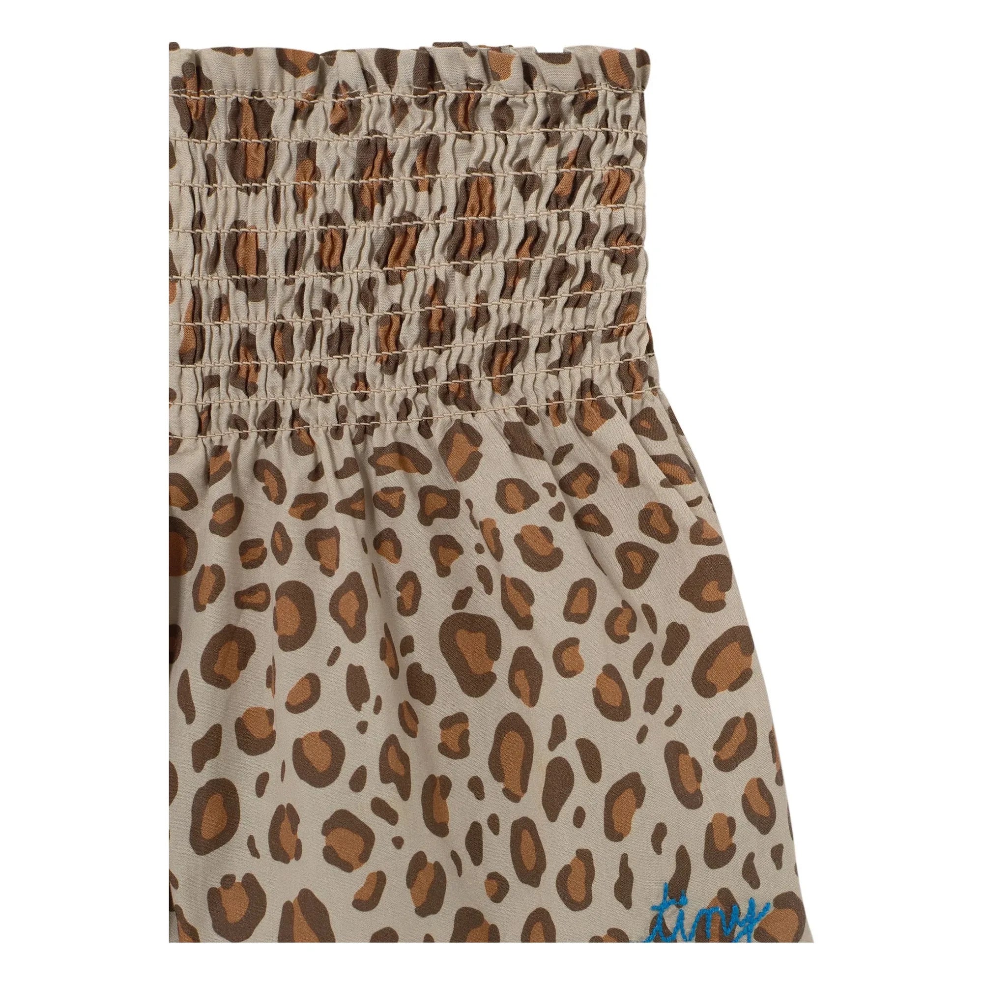 Tinycottons - Pantalones cortos leopardos | Marrón