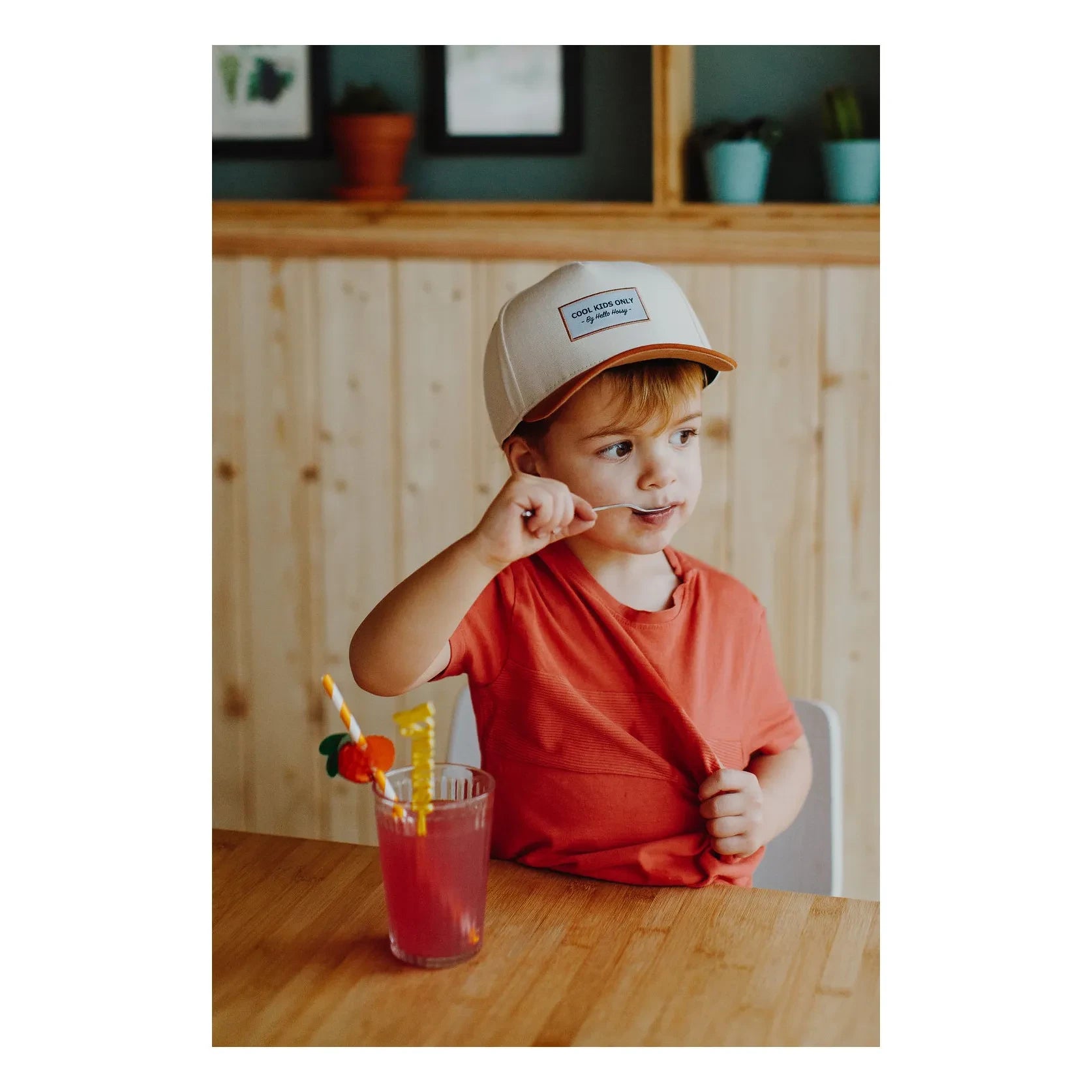 Hello Hossy - Gorra de algodón orgánico | Beige