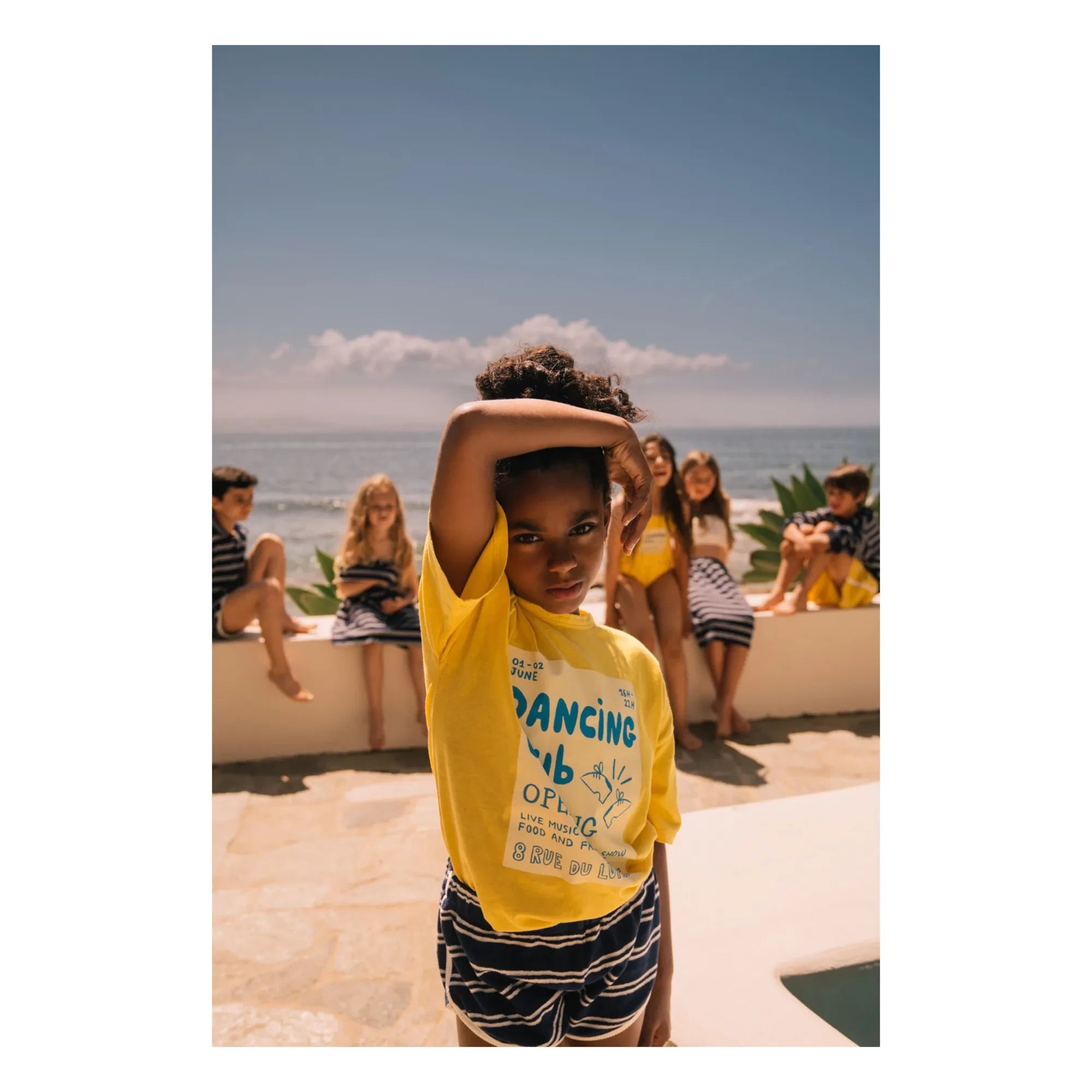 We Are Kids - Camiseta Dylan Dancing Club Algodón orgánico | Amarillo