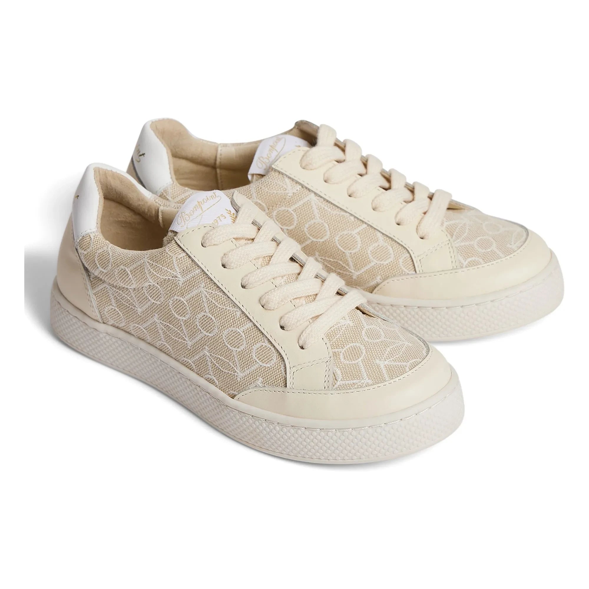 Bonpoint - Zapatillas Cameron con Monograma | Beige
