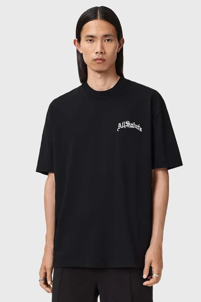 Camiseta de algodón DESCENT de AllSaints