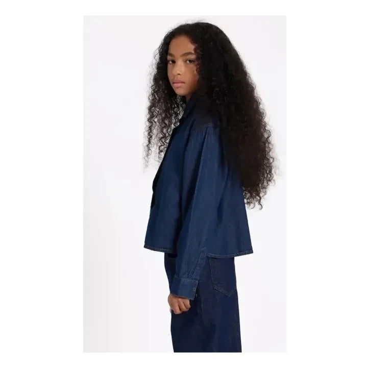 Finger in the nose - Camisa Vaquera Corta Crush | Denim crudo