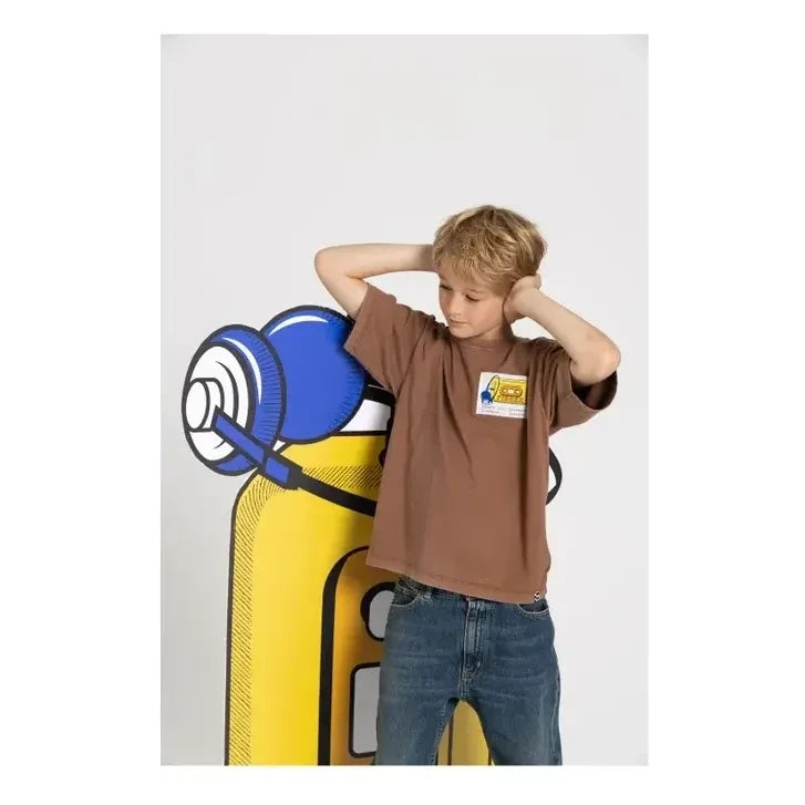 Un juego de niños - Camiseta King de algodón orgánico | Marrón