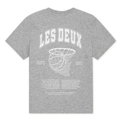 Les Deux - Camiseta de Algodón Orgánico Hoop | Gris
