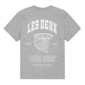 Les Deux - Camiseta de Algodón Orgánico Hoop | Gris