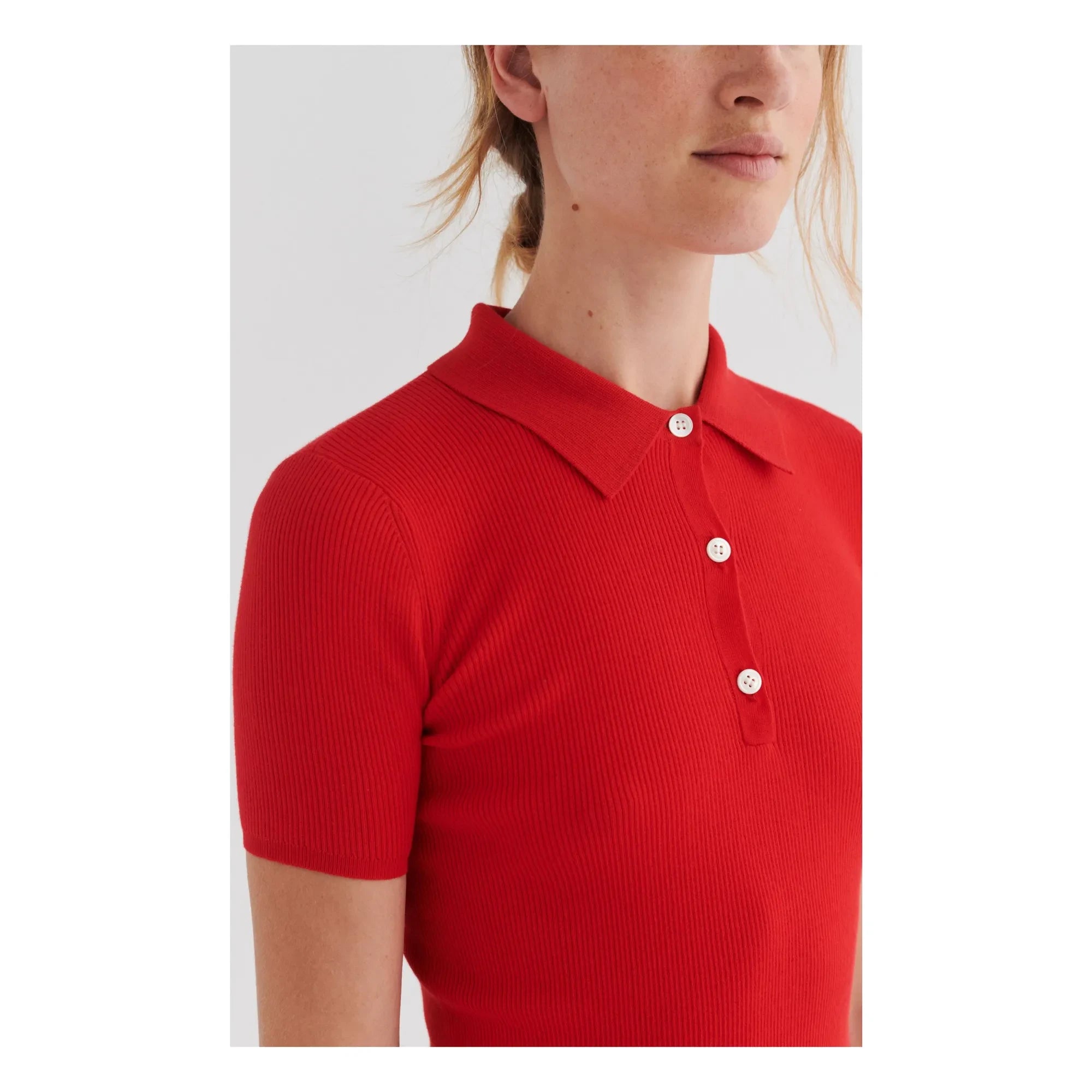 Polo acanalado FUB | Rojo