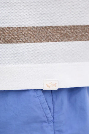 Camiseta de Algodón con Cuello Paul&Shark