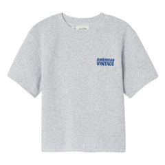 American Vintage - Top de sudadera de manga corta Evona | Gris jaspeado