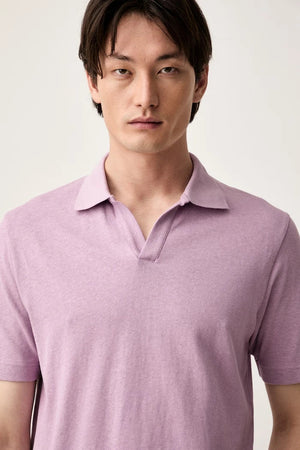 Polo para hombre Marc O'Polo con detalles de lino
