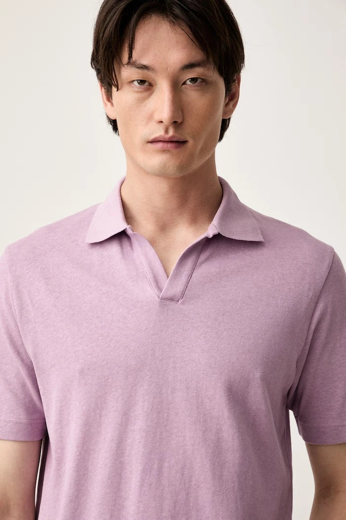 Polo para hombre Marc O'Polo con detalles de lino