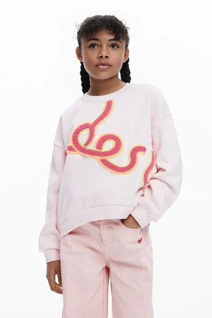 Sudadera Desigual de Algodón para Niños