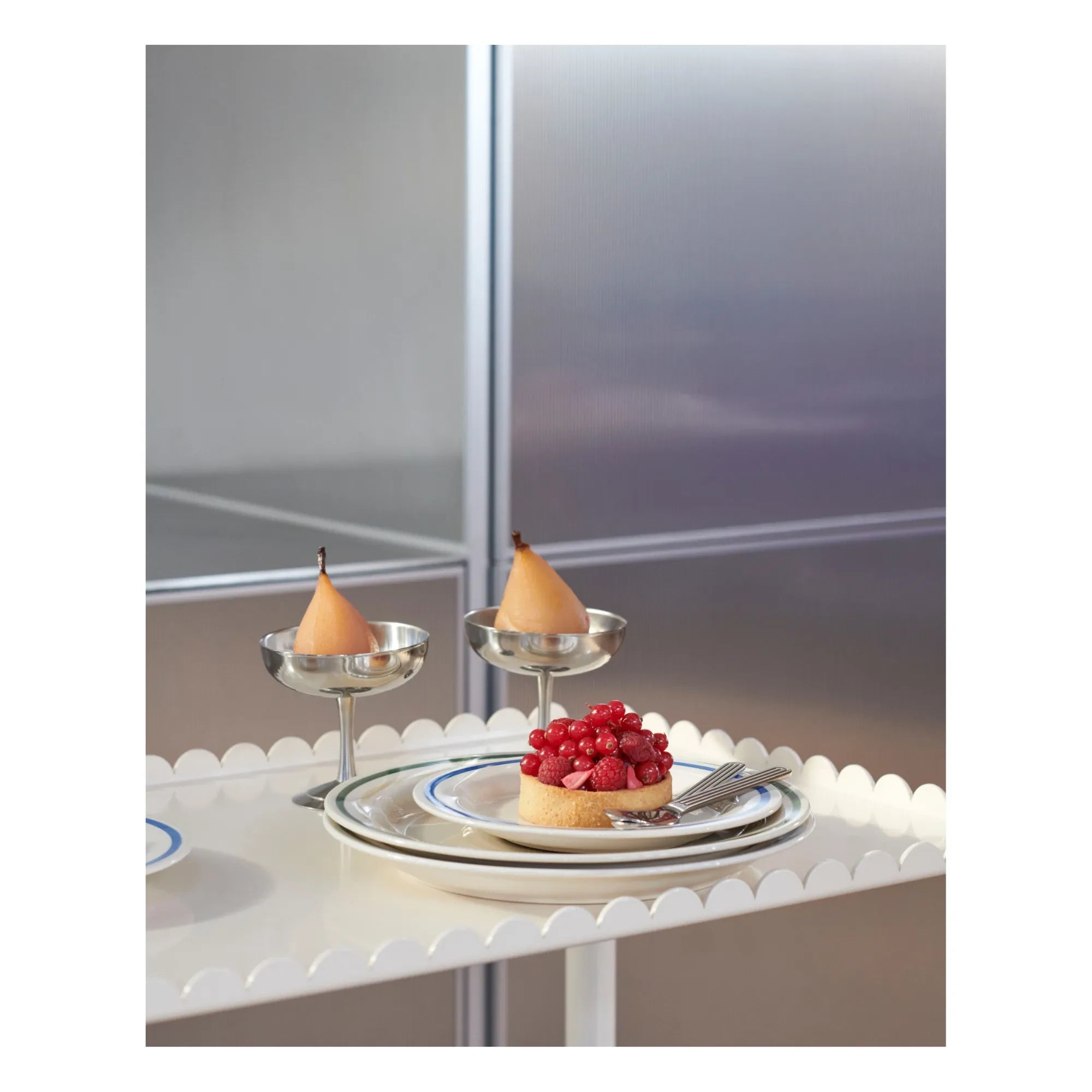 Mesa auxiliar Hay - Arcs | Crema