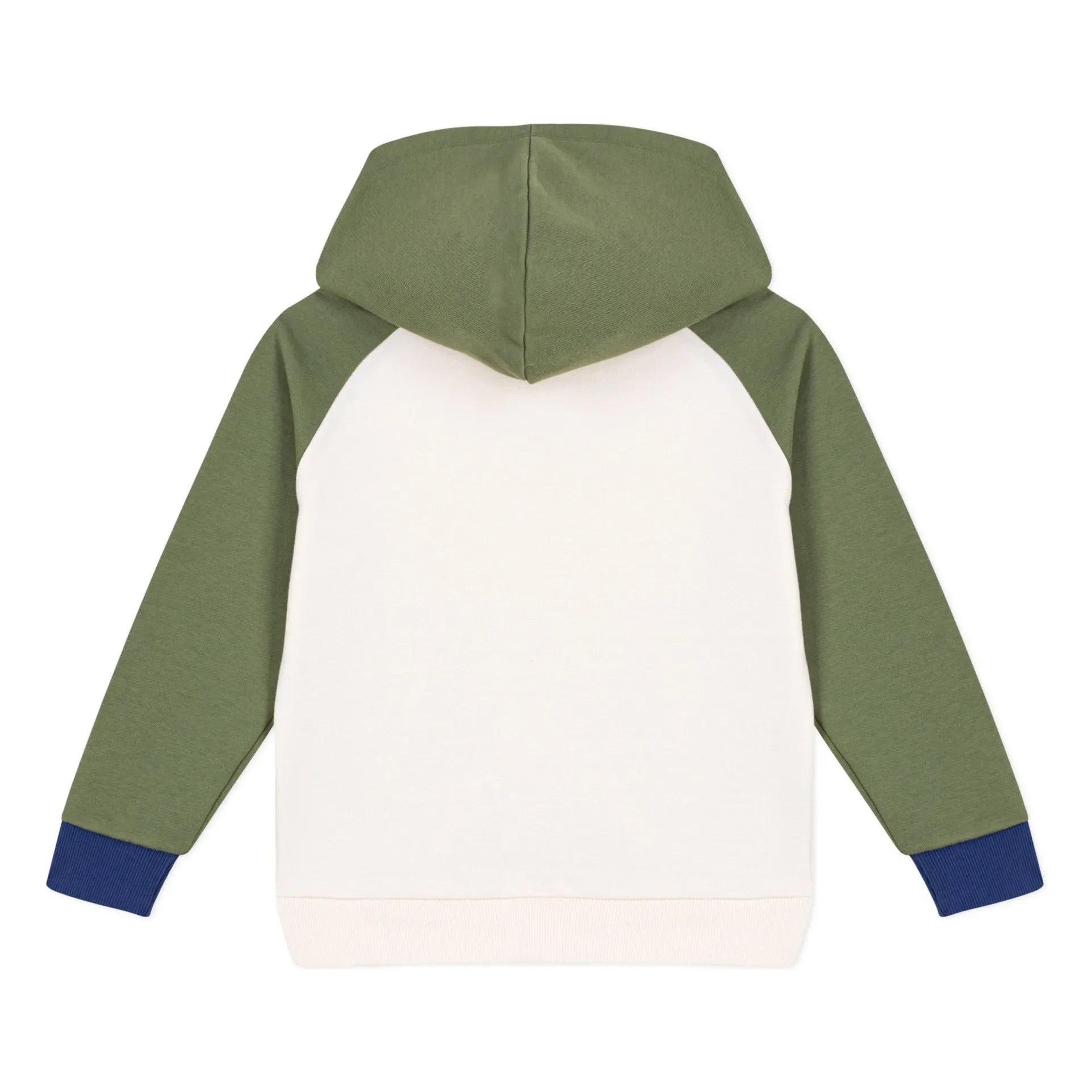 Petit Bateau - Sudadera Colorblock Molleton | Crudo
