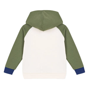 Petit Bateau - Sudadera Colorblock Molleton | Crudo