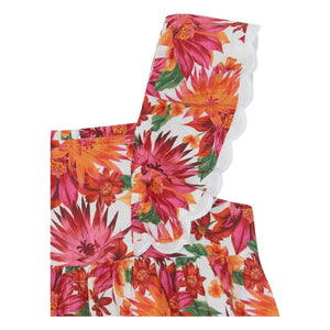 Tartine et Chocolat - Vestido Floral | Naranja