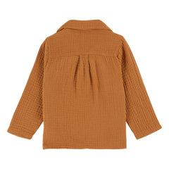 Emile et Ida - Blusa de gasa de algodón | Caramelo