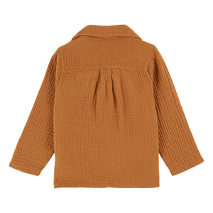 Emile et Ida - Blusa de gasa de algodón | Caramelo