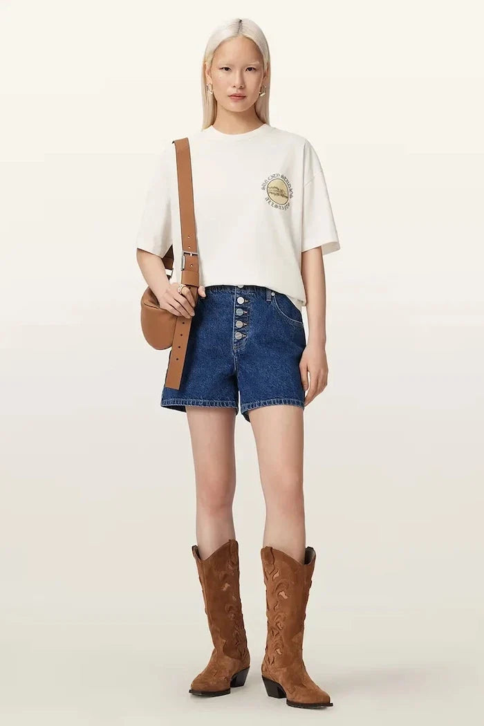 Camiseta de algodón para mujer AllSaints SUN