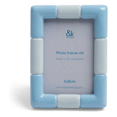 &Klevering - Marco de fotos Rift | Azul hielo