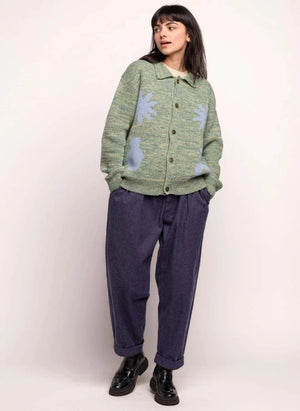 Olow - Cardigan Kalama | Verde Heather
