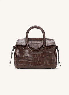Staud - Maude Mini Carryall Bolsa | Marrón Oscuro