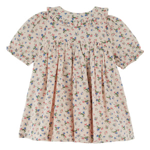 Emile et Ida - Vestido de flores grandes | Crema