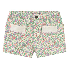 Cozmo - Pantalones cortos con estampado floral rosa | Crudo