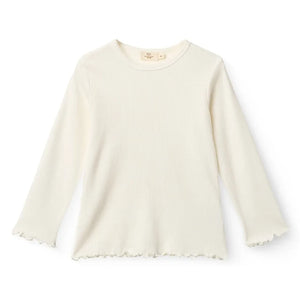 Copenhagen Colors - Camiseta acanalada de crepé | Crema