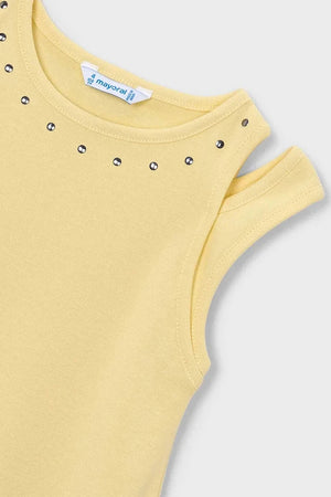 Vestido de algodón para niña Mayoral